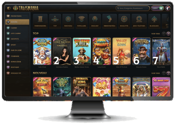 talismania casino version desktop