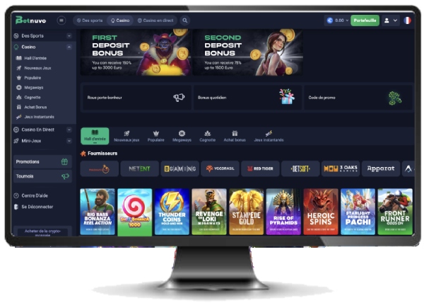 Betnuvo casino version desktop