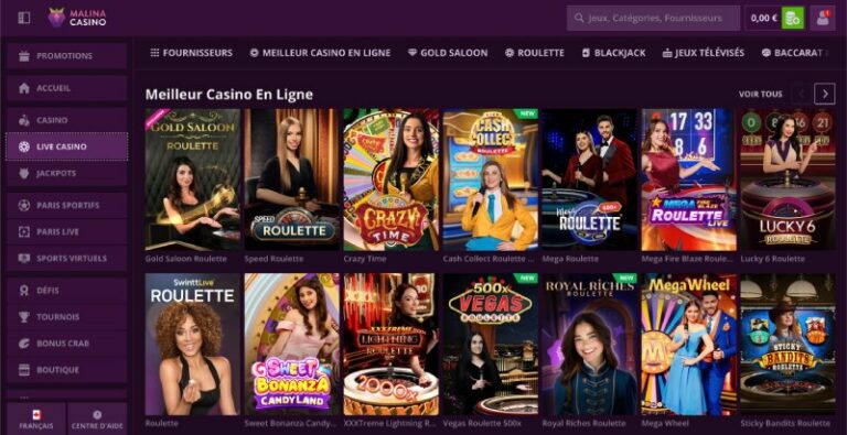 malina casino