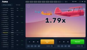 Partie en cours sur Aero par Turbo Games