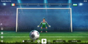 Interface de penalty shout out