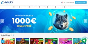 Wolfy Casino bonus sans wager