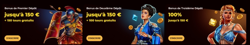 capture d'écran roman casino bonus de bienvenue