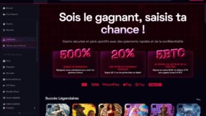 capture d'&eacute;cran ybets casino page daccueil