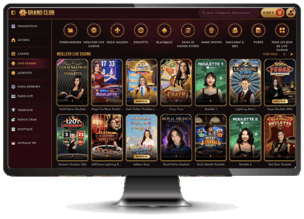 grandclub casino version desktop