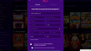 inscription zinkra casino etape 4
