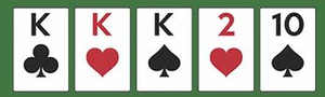 poker combinaison brelan