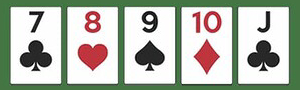 poker combinaison quinte