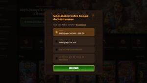 capture d'&eacute;cran fatpirate casino choix bonus