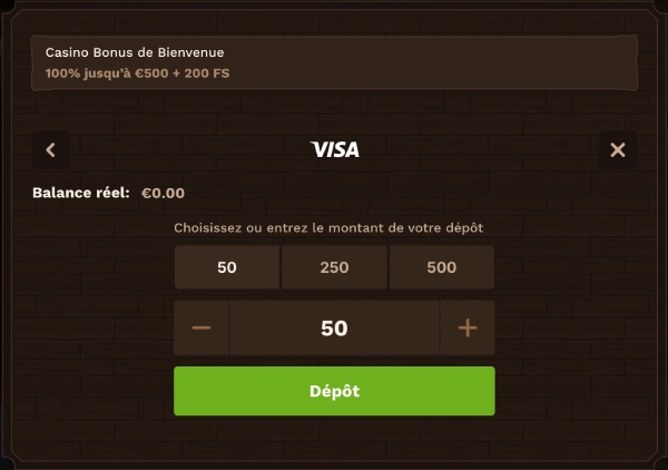 capture d'écran fatpirate casino depot