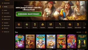 capture d'&eacute;cran fatpirate casino page d'accueil