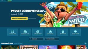 capture d'&eacute;cran nalu casino page daccueil