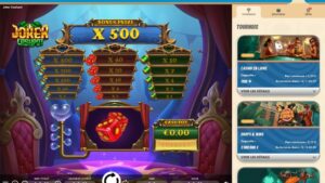 capture d'&eacute;cran vegasino jouer en ligne