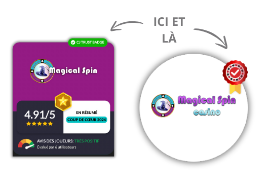 critiquejeu trust badge magical spin