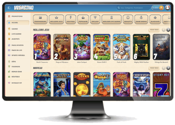 vegasino version desktop