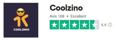 capture d'écran coolzino casino avis trustpilot