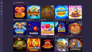 capture d'écran coolzino casino jeux de casino