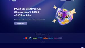 capture d'&eacute;cran shiny wilds casino page daccueil