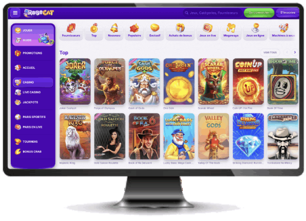 robocat casino version desktop