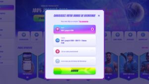 capture d'&eacute;cran funbet casino choix du bonus