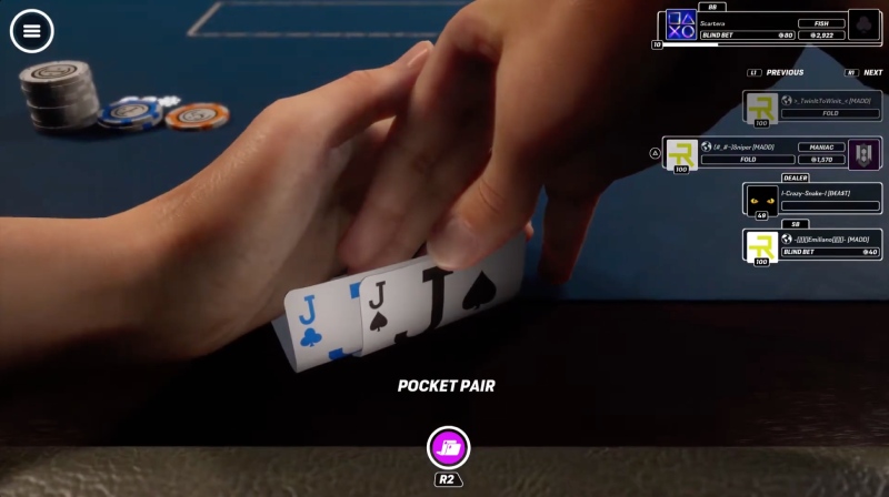 capture d'écran poker club ps5