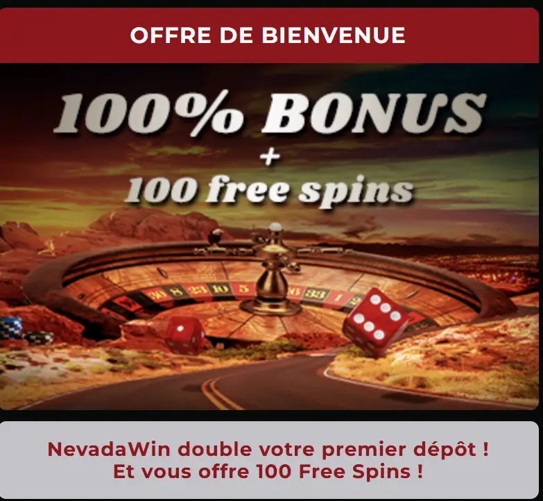 bonus bienvenue nevada win