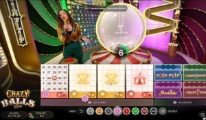 &Eacute;tape des mises sur Crazy Balls