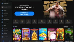 capture d'&eacute;cran mr punter casino page daccueil