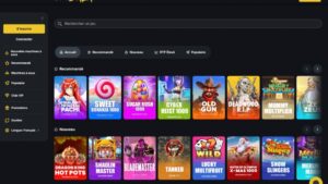 capture d'&eacute;cran spinsala casino page d'accueil