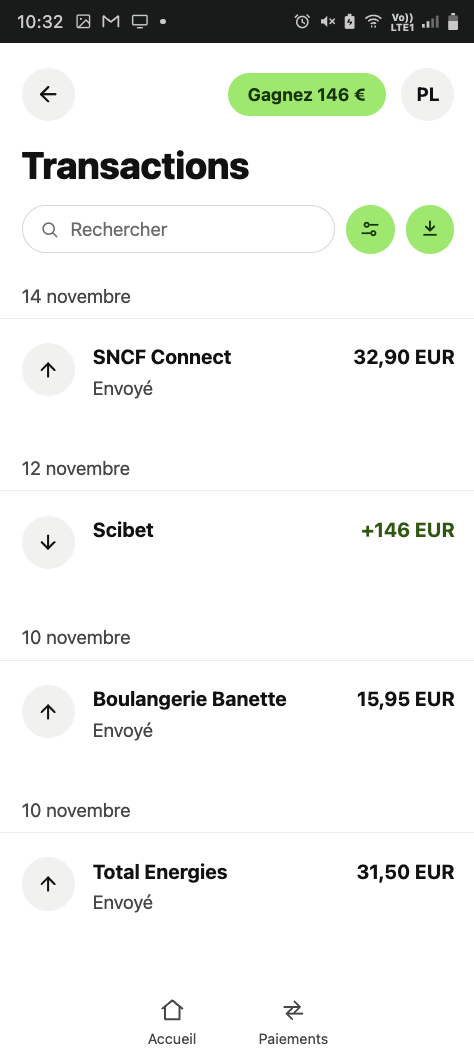 preuve de retrait sur scibet