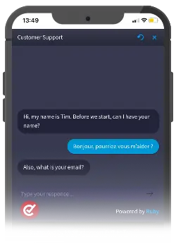 vue mobile support client flexeplin