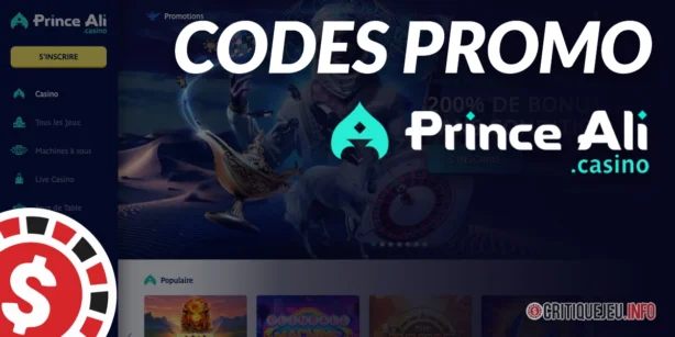 Codes Promo Prince Ali disponibles en Juillet 2026