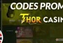 Bannière codes promo Thor Casino