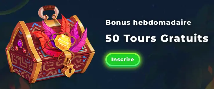 bonus free spins hebdomadaire wazamba