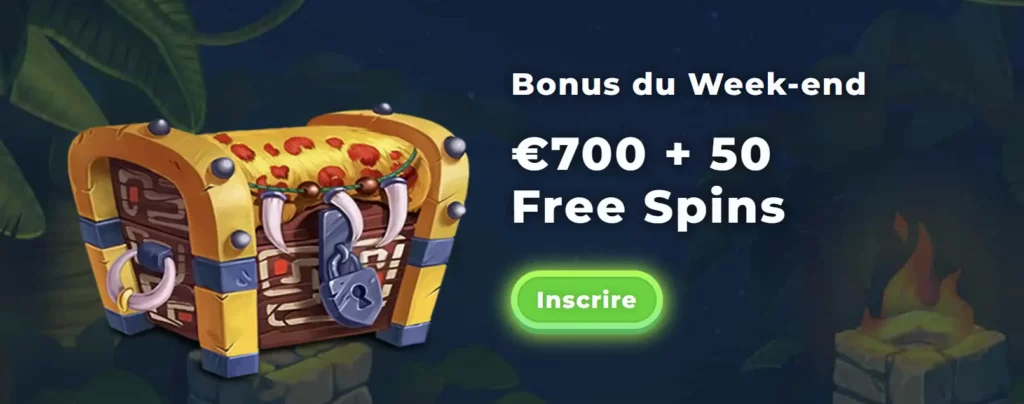 bonus week end free spins wazamba