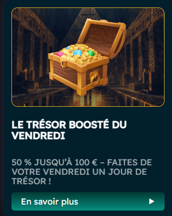 capture d'ecran bonus du vendredi amon casino