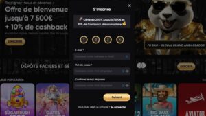 capture d'écran golden panda choix du bonus
