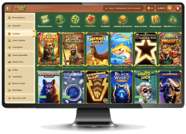 greenluck casino version mobile