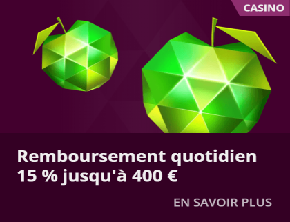 remboursement quotidien malina casino