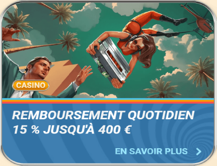 vegasino remboursement quotidien