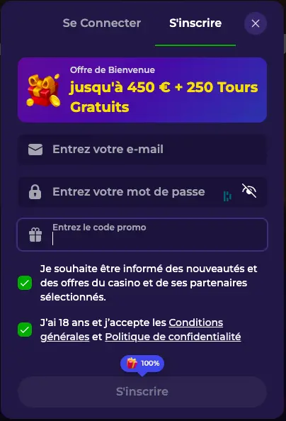 inscription code promo lazybar