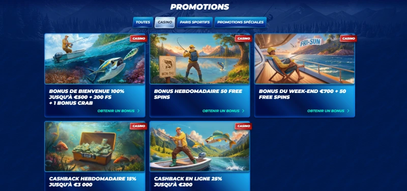 Autres promotions sur BassBet