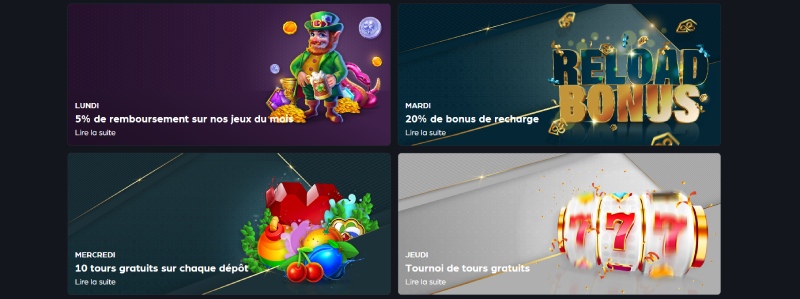Autres promotions sur The ClubHouse Casino