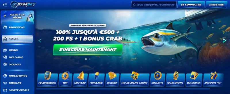 Bonus de bienvenue BassBet