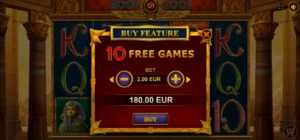 Fonctionnalit&eacute; Achat de bonus sur Book of Gods
