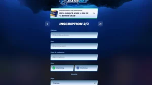 Inscription &eacute;tape 3 BassBet