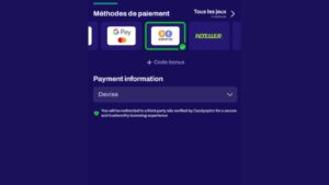 inscription candyspinz casino etape 4