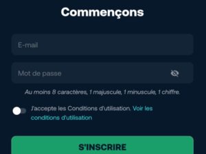 inscription betpanda étape 2