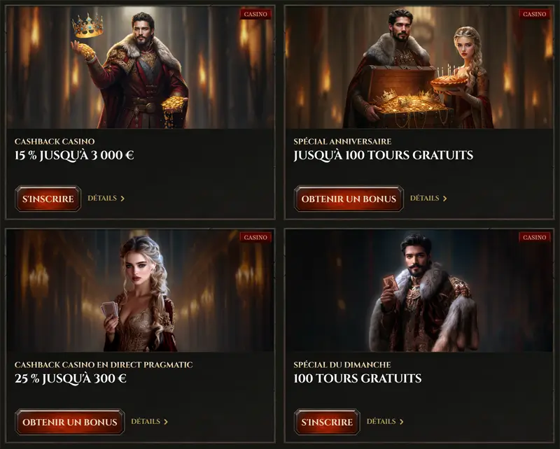 autres promotions kyngs casino