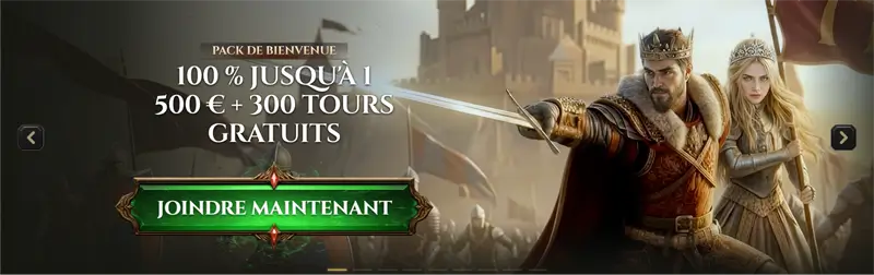 bonus de bienvenue kyngs casino